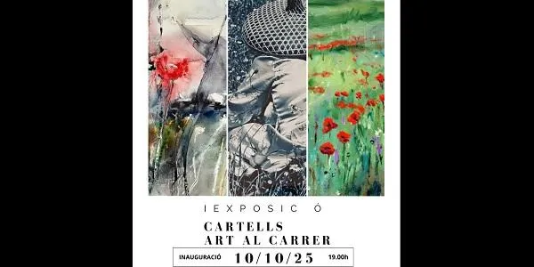 El Cercle Artístic d’Altafulla posa en relleu la trajectòria del mercat Art al carrer a través dels seus cartells