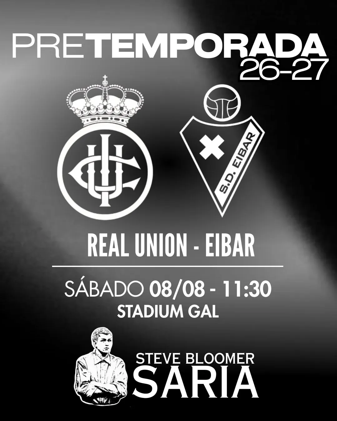 REAL UNIÓN - SD EIBAR EN DIRECTO POR WWW.TXINGUDIRADIO.COM EN GAL A LAS 11,30