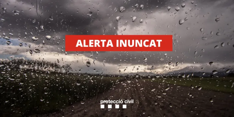 Protecció Civil activa l’alerta de l’Inuncat per la previsió de pluges intenses