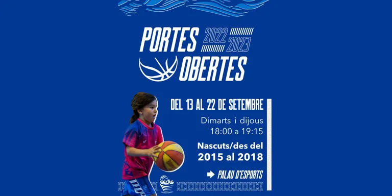 El Sedis Bàsquet programa jornades de portes obertes per a infants nascuts entre 2015 i 2018