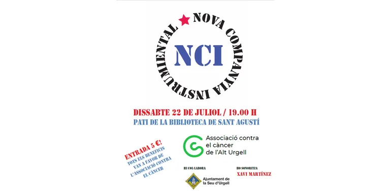 Concert de la Nova Companyia Instrumental a favor de l'Associació contra el Càncer de l'Alt Urgell