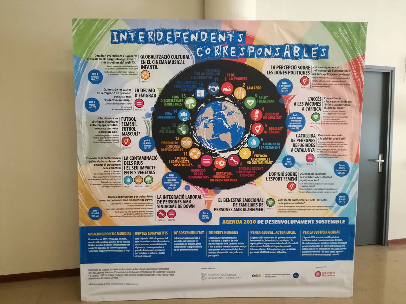 Exposició sobre l’Agenda 2030 a través de Recerques de Batxillerat