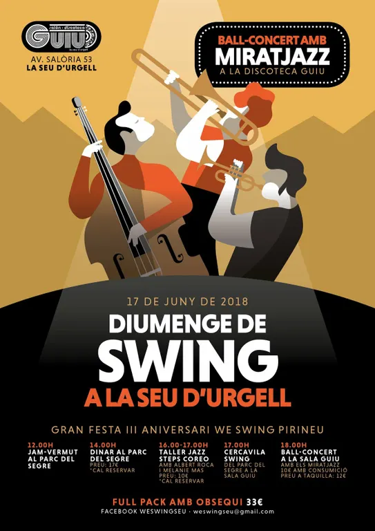 Festa d'aniversari del col·lectiu de ball We Swing Pirineu