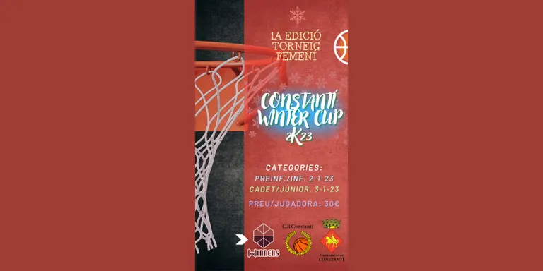 El pavelló poliesportiu municipal serà la seu de la Constantí Winter Cup 2023