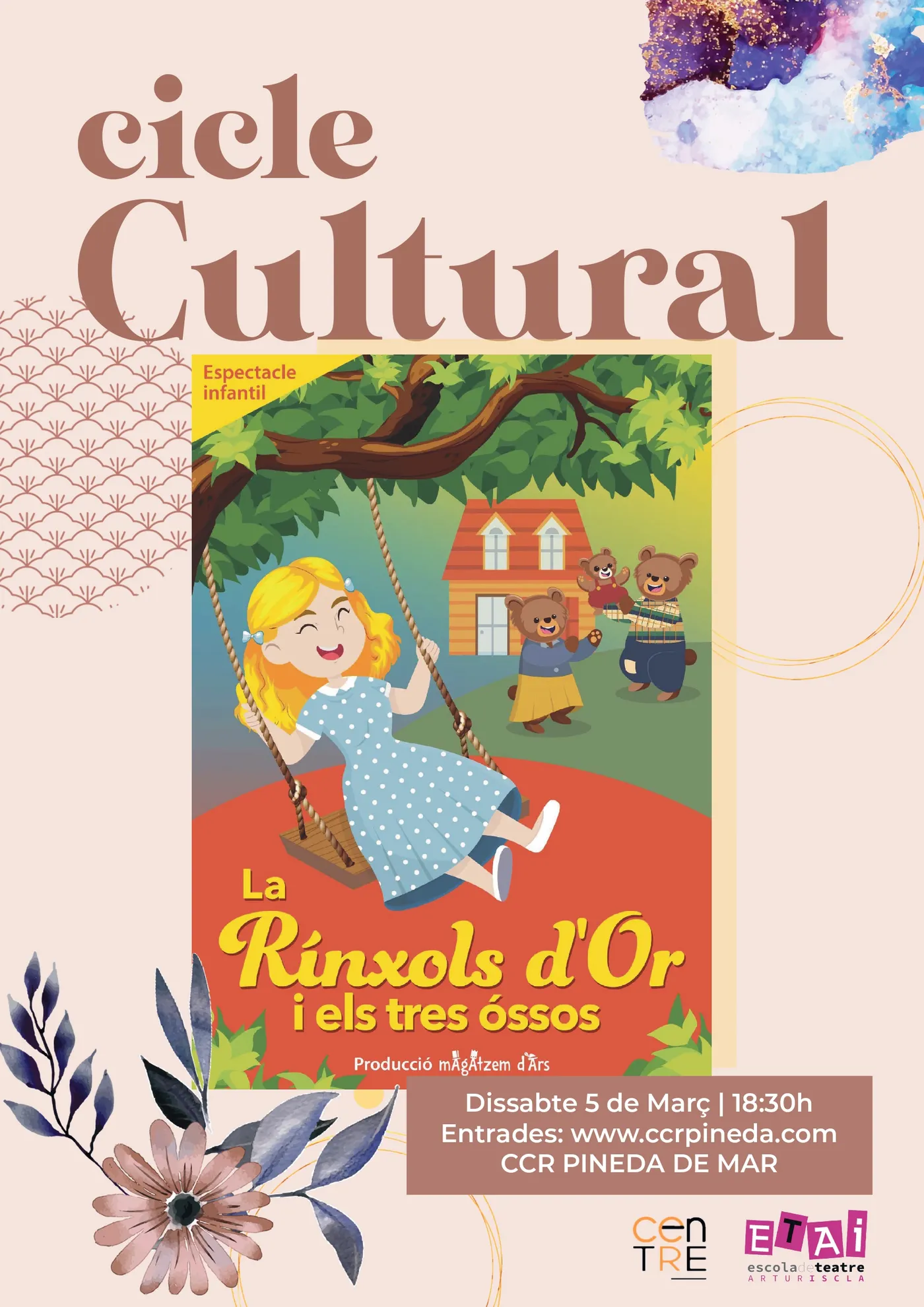 El CCR organitza durant el mes de març el Cicle Cultural 2022