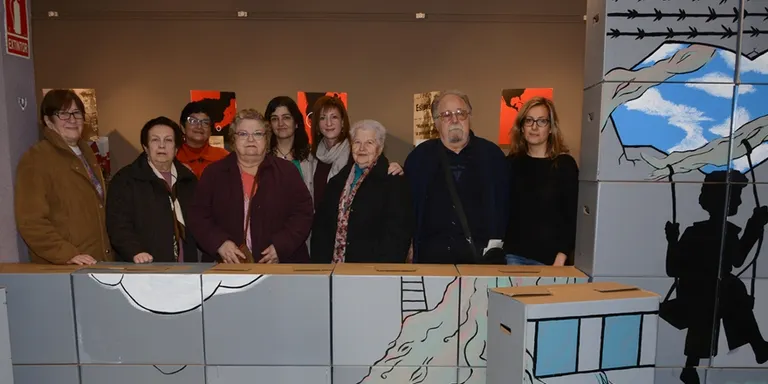 El Consell de la Gent Gran visita "Els murs de la vergonya"