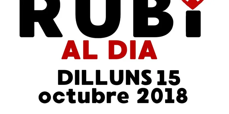 RUBÍ AL DIA dilluns 15 OCTUBRE