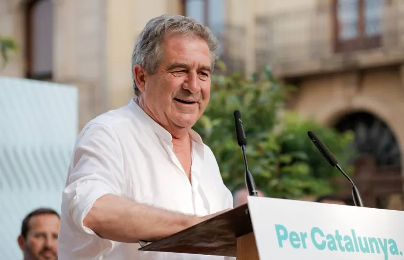 Josep Andreu en un acte de Junts