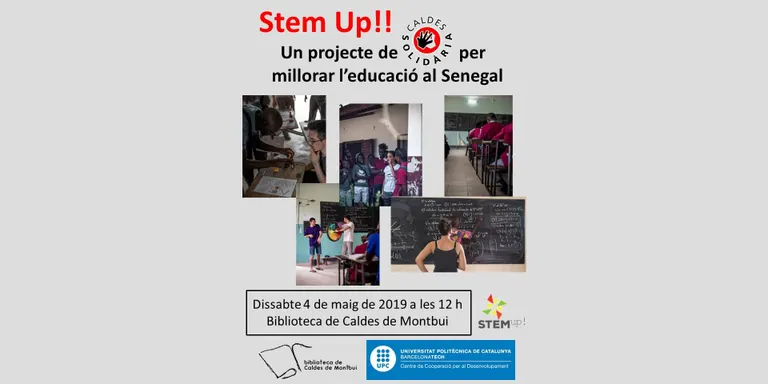 Caldes Solidària ha explicat aquest cap de setmana el projecte STEM UP d'impuls de l'educació en ciències i matemàtiques al Senegal. El proper projecte serà el de Vacances en Pau, que presentaran dimecres a Les Cases dels Mestres