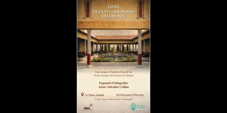 El Centre d’Estudis d’Altafulla se suma a la commemoració dels 25 anys de Tarraco Patrimoni amb una retrospectiva sobre la Vil·la dels Munts