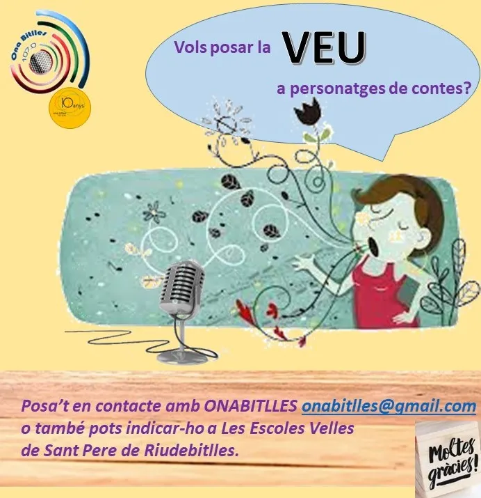 Vols posar la VEU a personatges de contes?