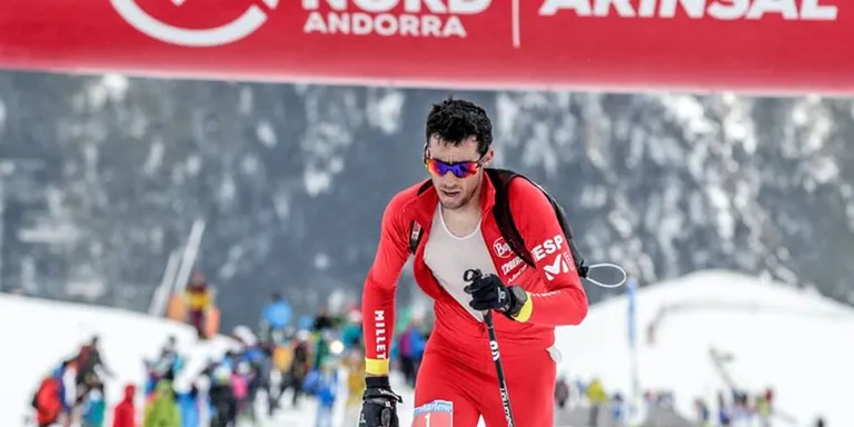 Segon lloc de Kilian Jornet i tercer de Laura Orgué en l'estrena de la Copa del Món d'esquí de muntanya