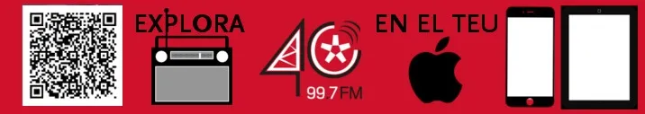 promo EMISSORA 40 anys - APP para IOS