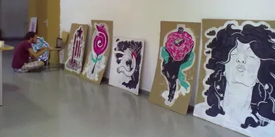 Exposició de pintures i dibuixos al Centre Cívic 'El Passeig'