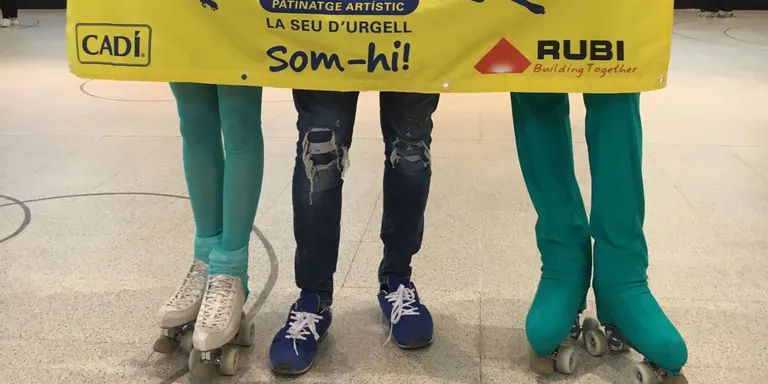 Lulan Moyano i Enric Porta, bronze al Campionat de Catalunya de Patinatge en Parelles