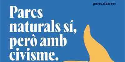 La Diputació de Barcelona inicia la campanya 'Parcs naturals sí, però amb civisme'