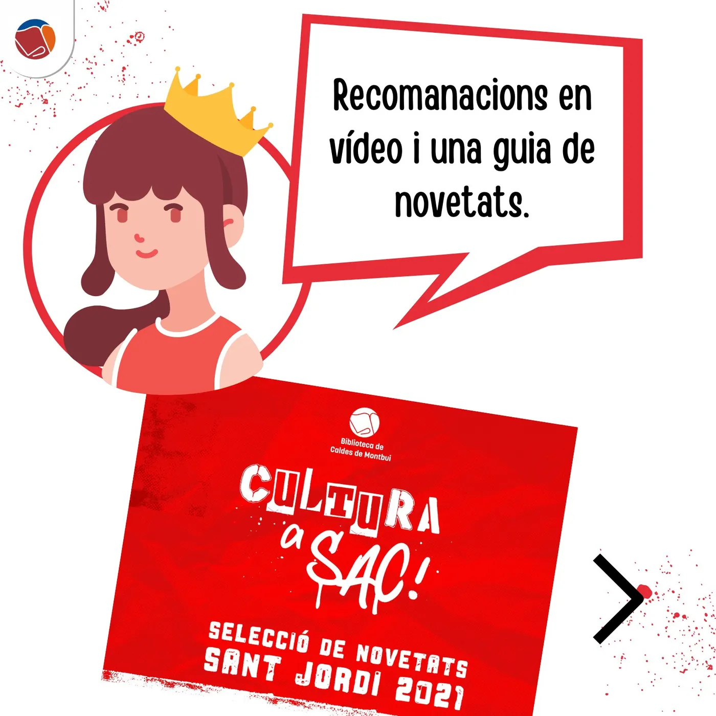 La recuperació de llibres usats a la deixalleria i les recomanacions literàries de la biblioteca s’afegeixen a les activitats de Sant Jordi 2021
