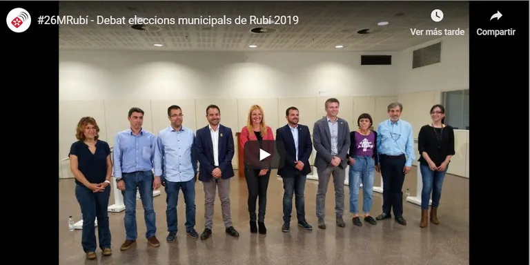 #26MRubí - Debat eleccions municipals de Rubí 2019