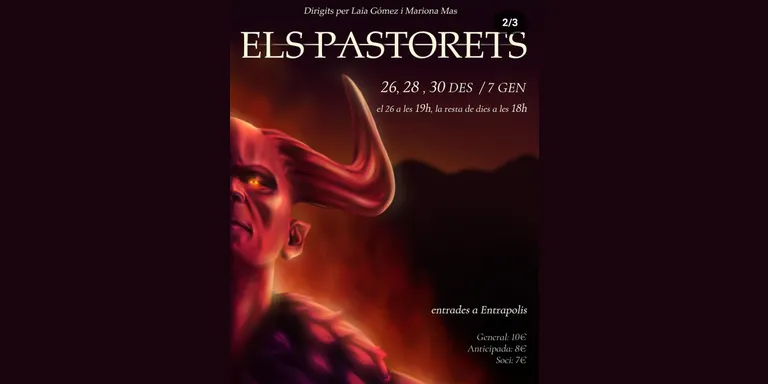 A la venda les entrades per la representació d'Els Pastorets a Arenys de Mar