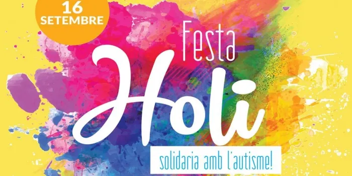 Junts Autisme prepara una Festa Holi per aquest diumenge