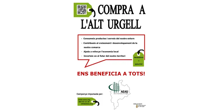 L'AEAU enceta la campanya 'Compra a l'Alt Urgell'
