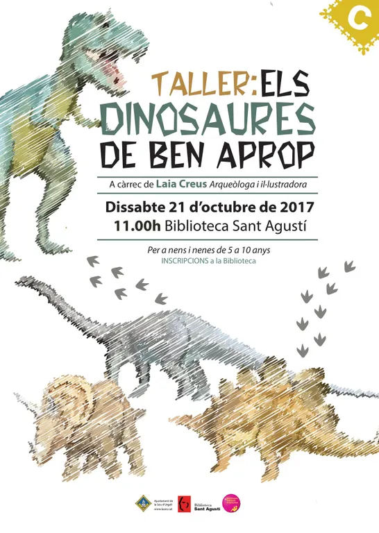 La Biblioteca Sant Agustí dedica un cicle als dinosaures