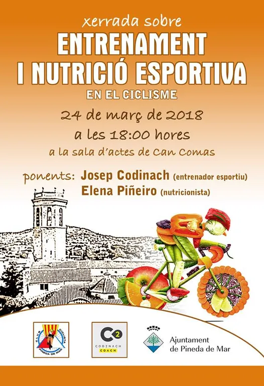 Xerrada a Pineda sobre la nutrició esportiva en el ciclisme