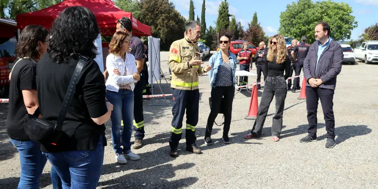 Els cossos operatius es posen a prova per la campanya d’estiu amb un simulacre d’un foc forestal de gran complexitat al Solsonès