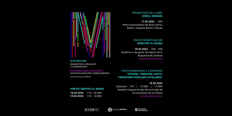 El Museu de Solsona commemora el Dia Internacional dels Museus centrant-se en Picasso i amb un escape room i portes obertes