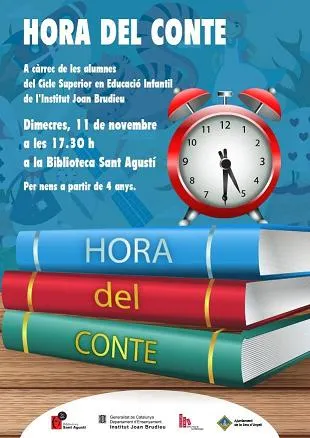 La Biblioteca de Sant Agustí proposa dues Hores del Conte i una presentació