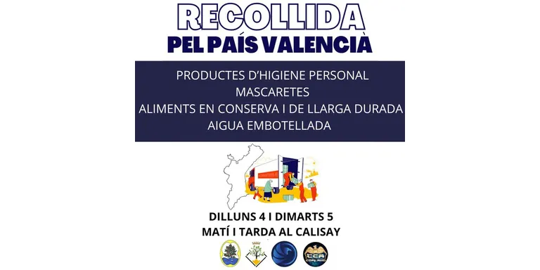 Arenys de Mar s'aboca en ple per ajudar a les persones afectades per la Dana al País Valencià