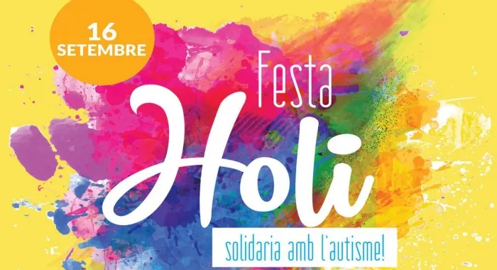 Junts Autisme prepara una Festa Holi per aquest diumenge