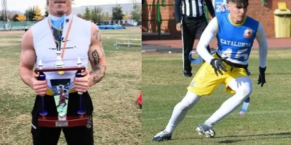 Cesare Brugnani i Jordi Fortuny es proclamen campió i subcampió en el Campionat d’Espanya de futbol flag amb la FCFA
