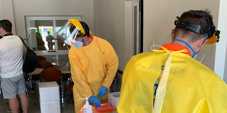 El Departament de Salut duu a terme tests PCR massius a Albesa