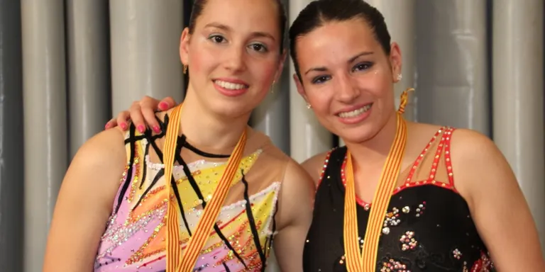 Noemí Isla, campiona estatal de patinatge en figures obligatòries