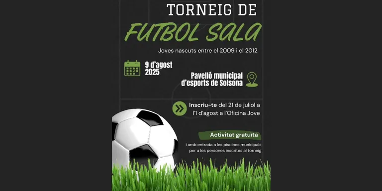 Avui s'obren les inscripcions al Torneig de Futbol Sala que organitza el Consell d'Adolescents