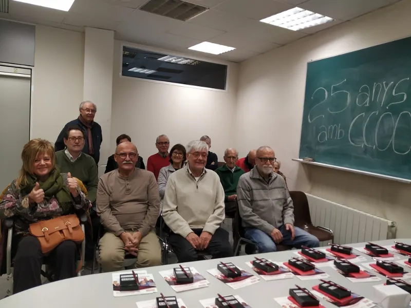 L'acte de reconeixement s'ha fet a la sala d'actes de CC.OO