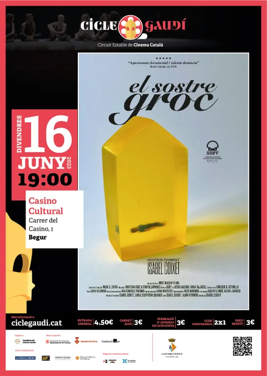 CINEMA CASINO. ATENCIÓ PROJECCIÓ ÚNICA - CICLE GAUDÍ