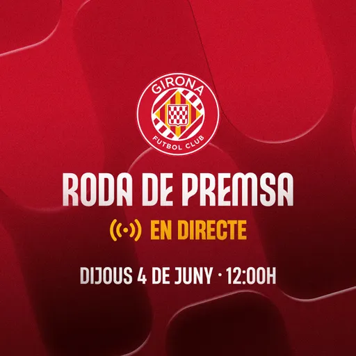 Roda de Premsa del GIRONA FC