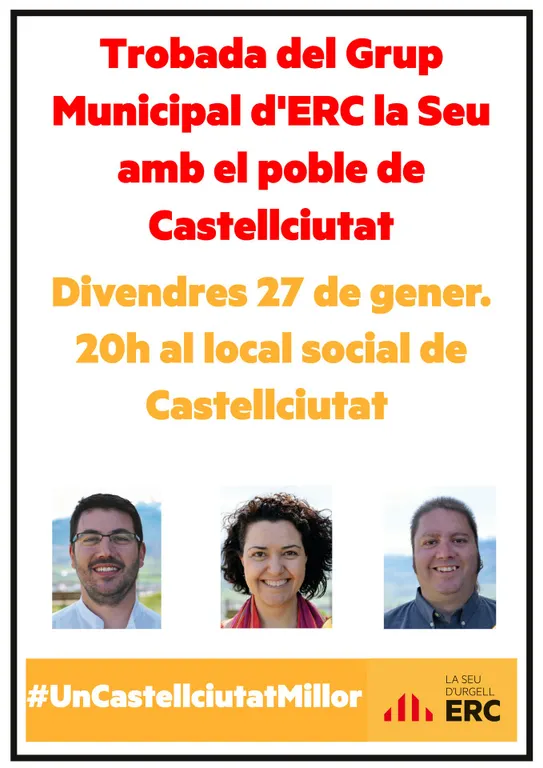 ERC organitza una reunió amb el poble de Castellciutat