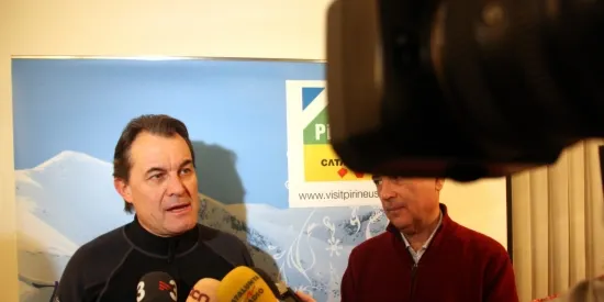 Les estacions de nòrdic traslladen a Artur Mas la necessitat de neu artificial