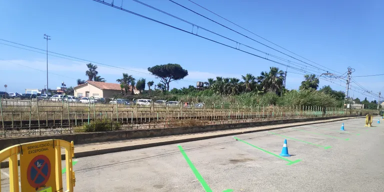 Dimarts s'activa la zona verda del passeig marítim de Poblenou