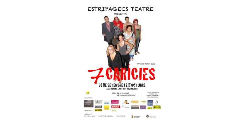 Estripagecs Teatre presenta a la Seu l'obra '7 Carícies'