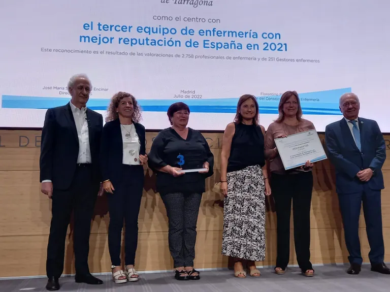 L’equip d’infermeria del Pius Hospital de Valls és reconegut com un dels tres millors de tota Espanya