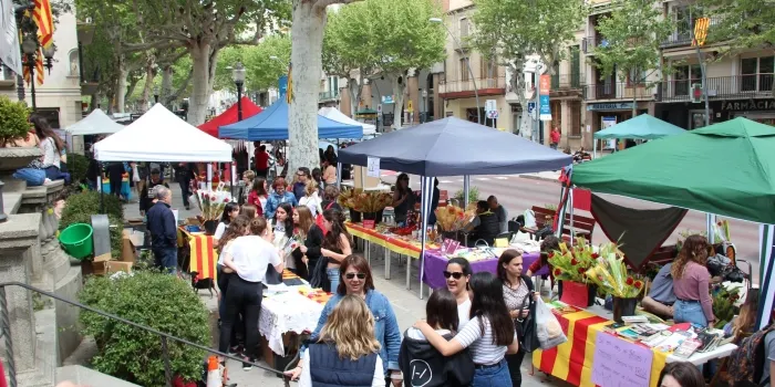 Les entitats que facin parada per Sant Jordi hauran de posar-se a la riera