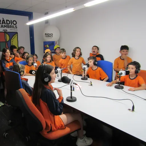 Programa especial amb els alumnes de l'Escola Guillem Fortuny. Grup 3B