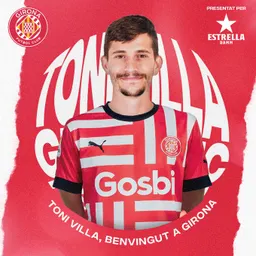 Presentació nou jugador del Girona FC Toni Villa - episode art