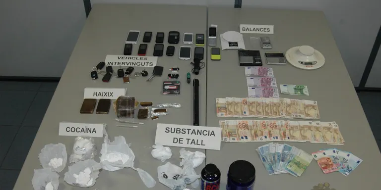Divuit detinguts en una operació contra el tràfic de drogues a la Cerdanya