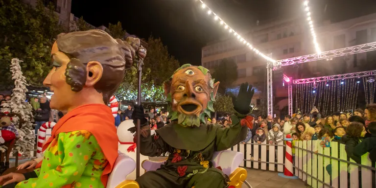 Acte inaugural al Pati per donar la benvinguda al Nadal