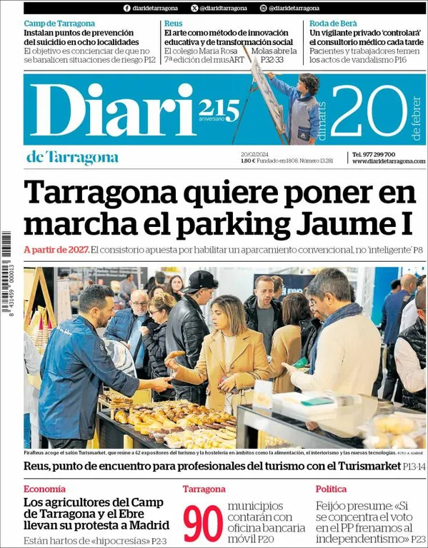 Cop d'ull als diaris d'aquest dimarts 20 de febrer